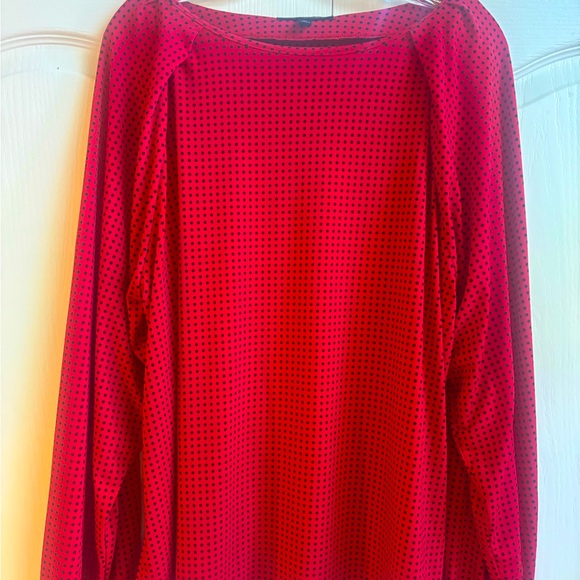 Banana Republic Red Polka Dot Shirt - Picture 1 of 4